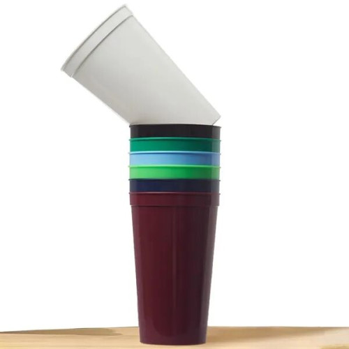 22 oz. Large Plastic Stadium Cup w/ Custom Imprint
