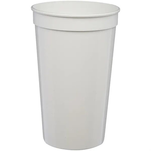 22 oz. Large Plastic Stadium Cup w/ Custom Imprint