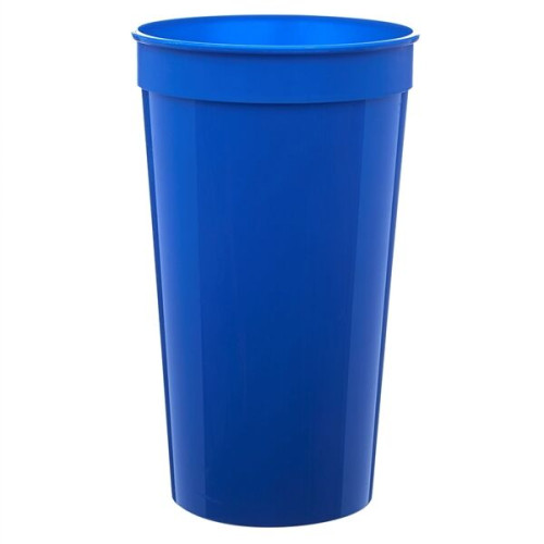 22 oz. Large Plastic Stadium Cup w/ Custom Imprint