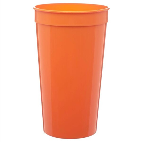 22 oz. Large Plastic Stadium Cup w/ Custom Imprint