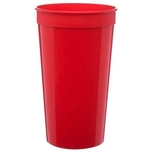 22 oz. Large Plastic Stadium Cup w/ Custom Imprint