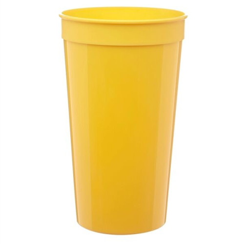 22 oz. Large Plastic Stadium Cup w/ Custom Imprint