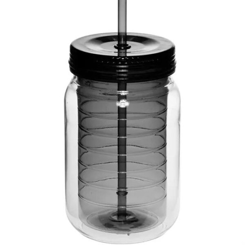 18 oz Classic Acrylic Tumbler w/ Matching Lid & Straw Custom