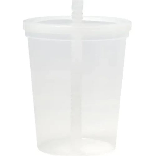 16 oz. USA made Stadium Cup w/ Lid & Straw BPA FREE Recycled