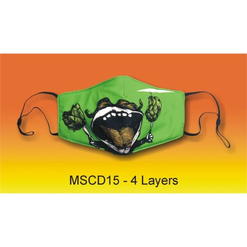 4-Layer Adjustable Full Color Cotton Safety Face Mask