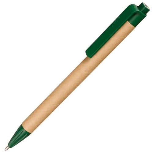 Recycled Pens w/Custom Logo & Colorful Clip