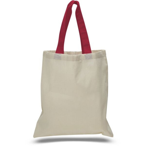 Cotton Canvas Tote Bag 6 oz. w/ 20" Handles