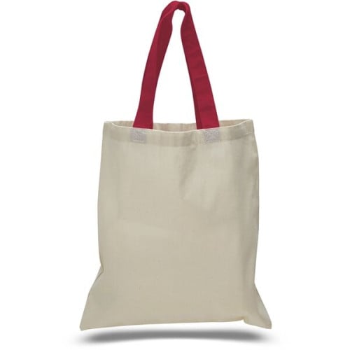 Cotton Canvas Tote Bag 6 oz. w/ 20" Handles