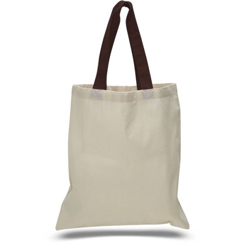 Cotton Canvas Tote Bag 6 oz. w/ 20" Handles