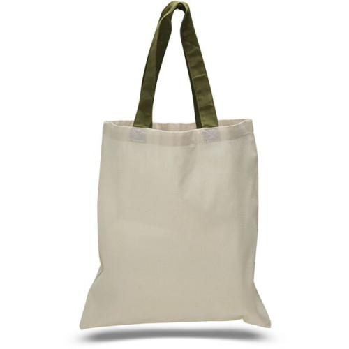 Cotton Canvas Tote Bag 6 oz. w/ 20" Handles