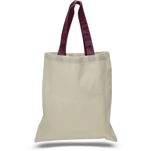 Cotton Canvas Tote Bag 6 oz. w/ 20" Handles