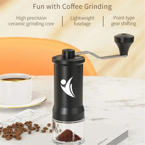 CafePro Manual Coffee Grinder - Adjustable Ceramic Burr