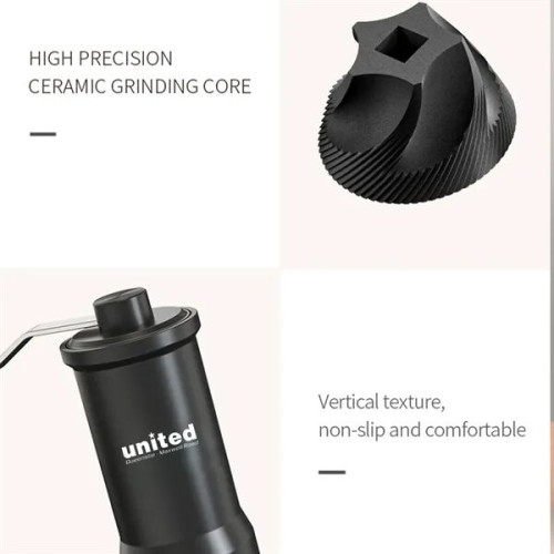 CafePro Manual Coffee Grinder - Adjustable Ceramic Burr