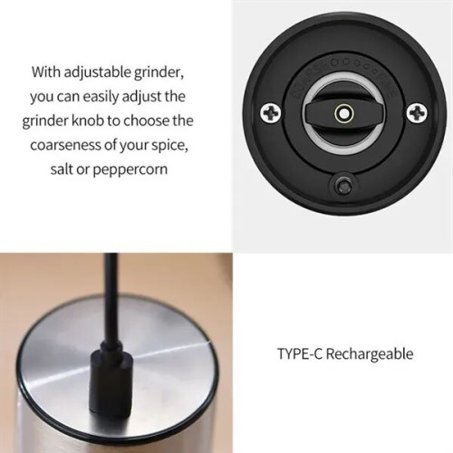 Electric Grinder Set - Adjustable Ceramic