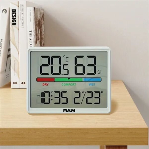 Digital Weather Station Clock with Indoor/Outdoor Monitoring
