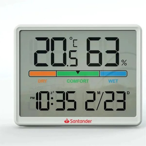 Digital Weather Station Clock with Indoor/Outdoor Monitoring