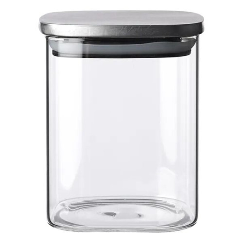 Branson Glass Storage Square Jars, 30 oz.