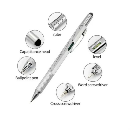 6-N-1 Multi Tool Ballpoint Pen