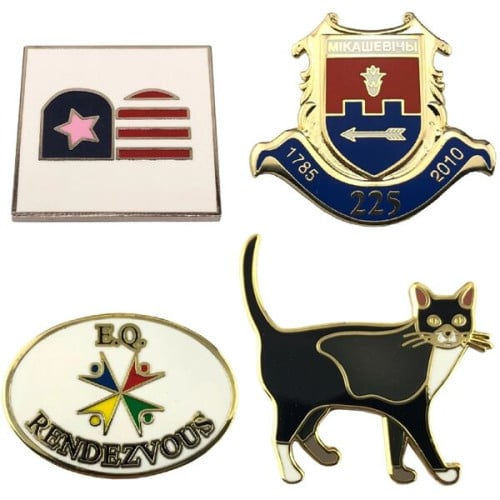 Custom Lapel Pins - Hard Enamel