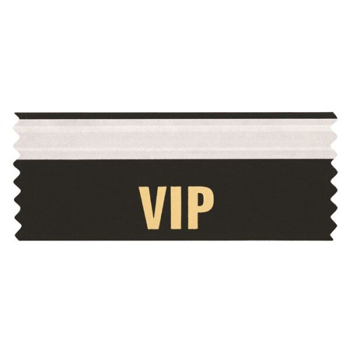 4"L x 1.625"W VIP Badge Ribbon