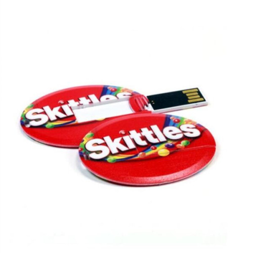 Round Card USB Flash Drive