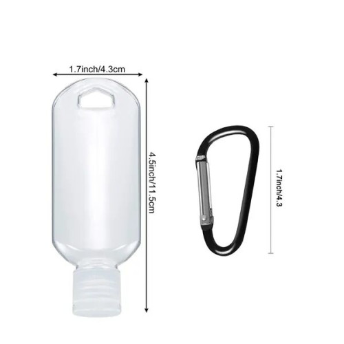 2oz Portable Wash Hand Washing Gel With Carabiner