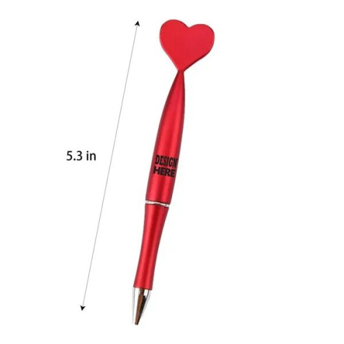 Colored Customizable Heart-Shaped Ballpoint Pen