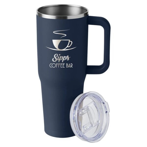 Harriton. 40 oz. Vacuum Insulated Stainless Steel Travel ...