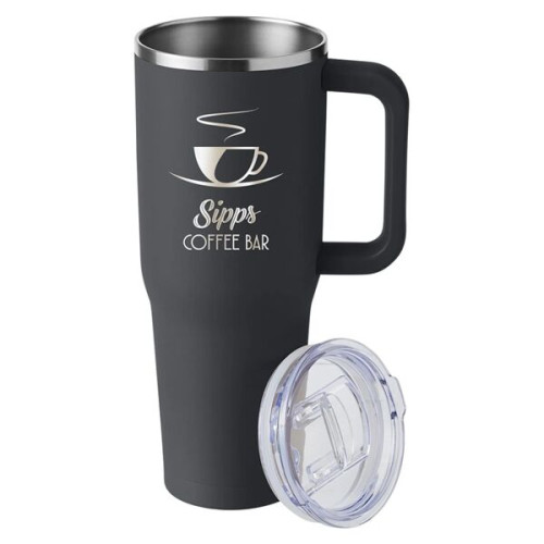 Harriton. 40 oz. Vacuum Insulated Stainless Steel Travel ...