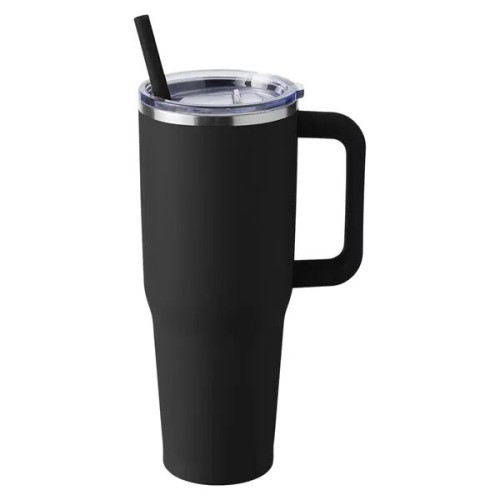 Harriton. 40 oz. Vacuum Insulated Stainless Steel Travel ...