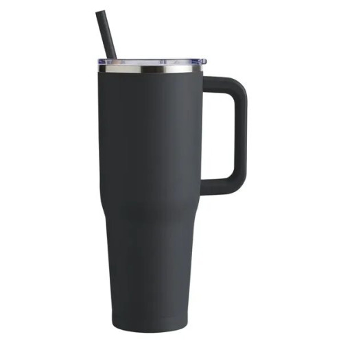 Harriton. 40 oz. Vacuum Insulated Stainless Steel Travel ...