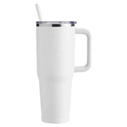 Harriton. 40 oz. Vacuum Insulated Stainless Steel Travel ...