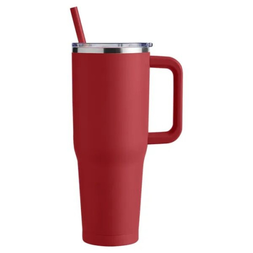 Harriton. 40 oz. Vacuum Insulated Stainless Steel Travel ...