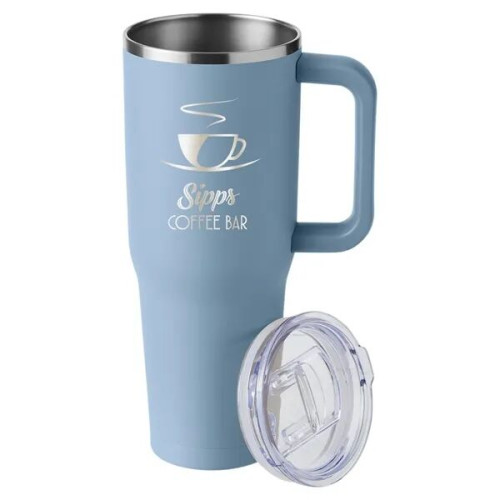 Harriton. 40 oz. Vacuum Insulated Stainless Steel Travel ...