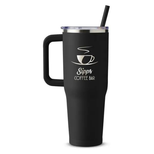 Harriton. 40 oz. Vacuum Insulated Stainless Steel Travel ...