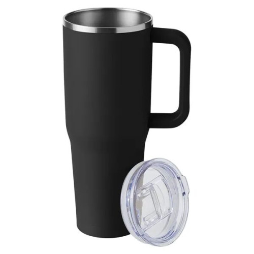 Harriton. 40 oz. Vacuum Insulated Stainless Steel Travel ...