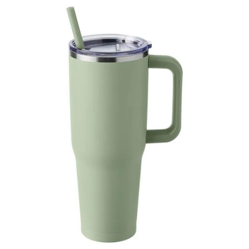 Harriton. 40 oz. Vacuum Insulated Stainless Steel Travel ...