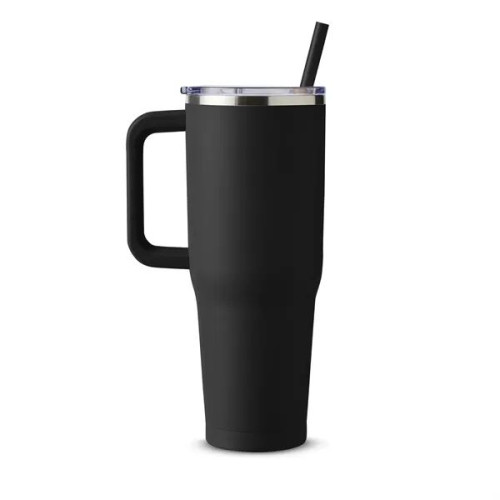 Harriton. 40 oz. Vacuum Insulated Stainless Steel Travel ...
