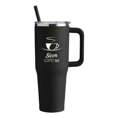Harriton. 40 oz. Vacuum Insulated Stainless Steel Travel ...