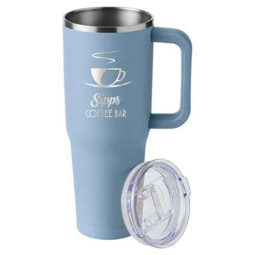 Harriton. 40 oz. Vacuum Insulated Stainless Steel Travel ...