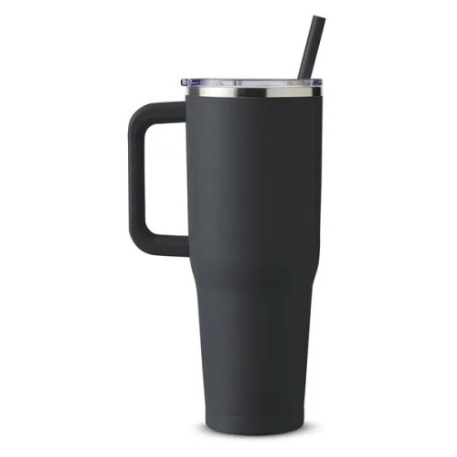 Harriton. 40 oz. Vacuum Insulated Stainless Steel Travel ...