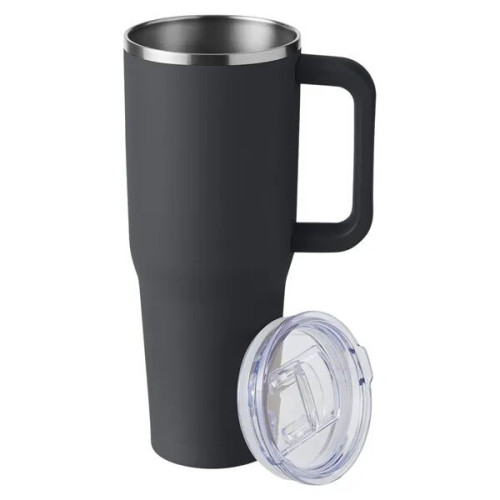 Harriton. 40 oz. Vacuum Insulated Stainless Steel Travel ...