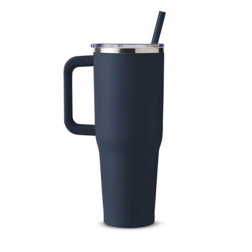 Harriton. 40 oz. Vacuum Insulated Stainless Steel Travel ...