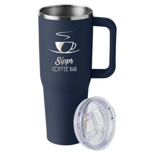 Harriton. 40 oz. Vacuum Insulated Stainless Steel Travel ...