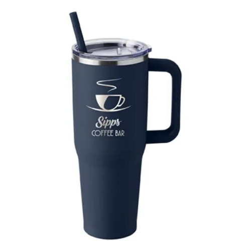 Harriton. 40 oz. Vacuum Insulated Stainless Steel Travel ...