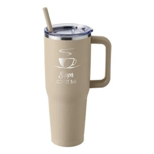 Harriton. 40 oz. Vacuum Insulated Stainless Steel Travel ...