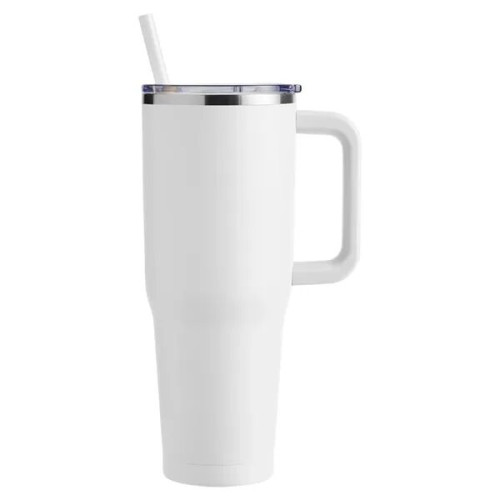 Harriton. 40 oz. Vacuum Insulated Stainless Steel Travel ...