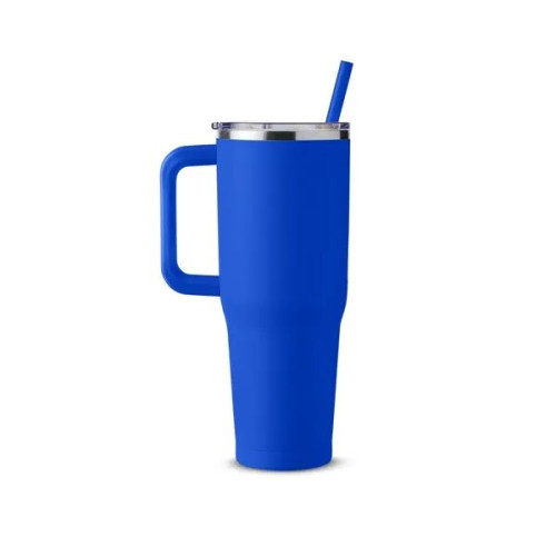 Harriton. 40 oz. Vacuum Insulated Stainless Steel Travel ...