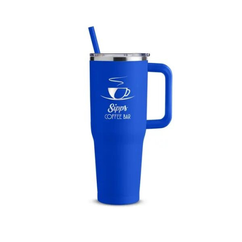 Harriton. 40 oz. Vacuum Insulated Stainless Steel Travel ...