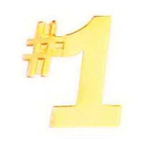 #1 Service Lapel Pin